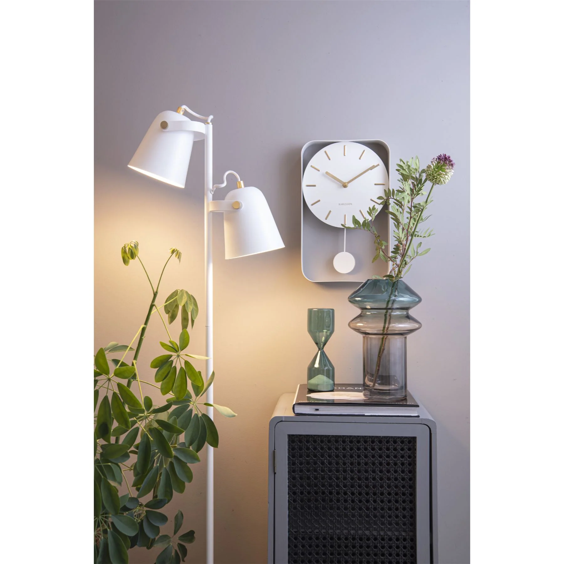 Karlsson Pendulum Charm Small Wall and Table Clock - Image 5