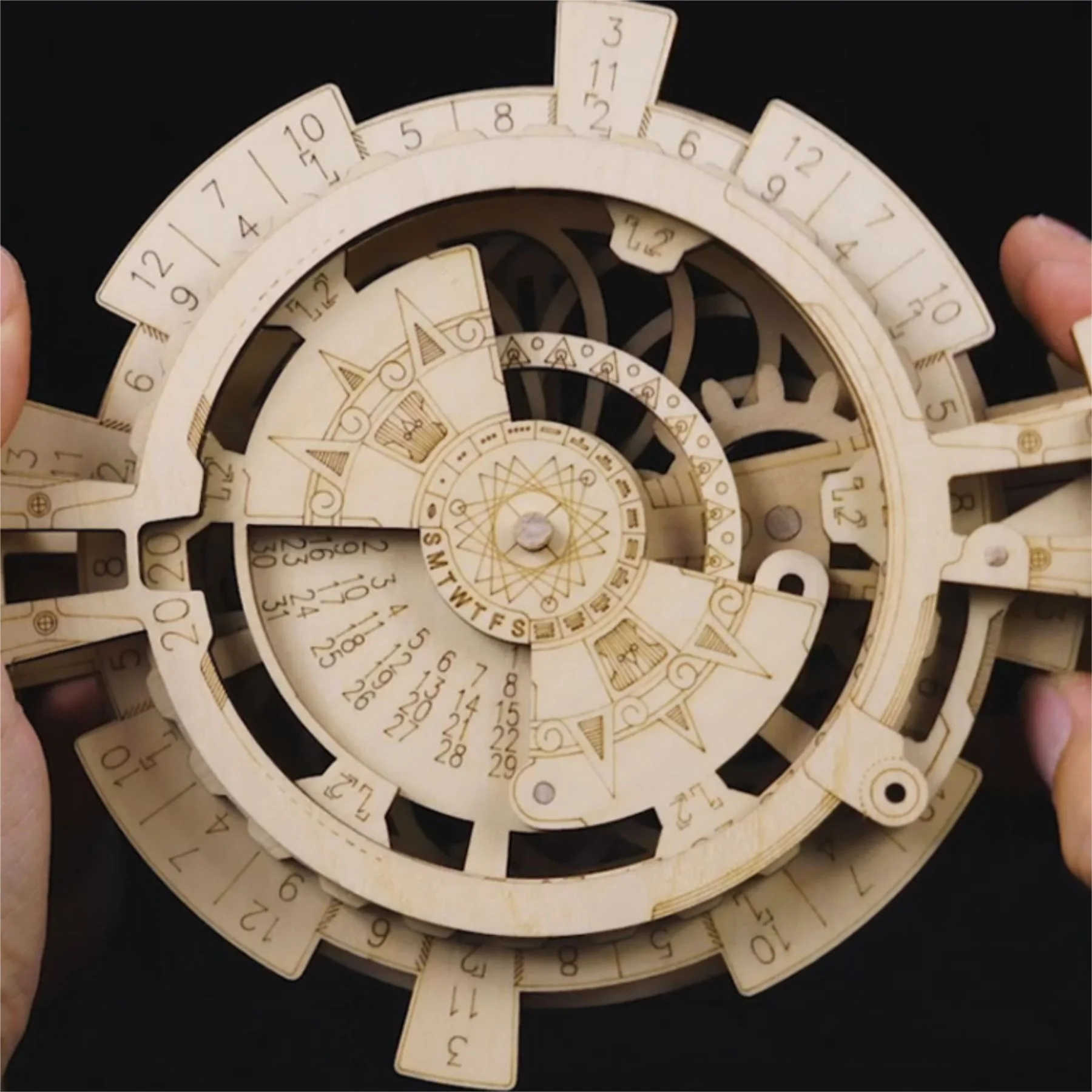 Robotime ROKR Perpetual Calendar Building Kit - Image 12