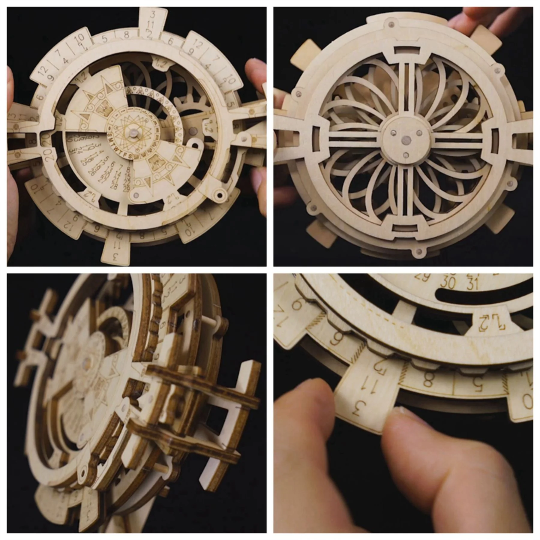 Robotime ROKR Perpetual Calendar Building Kit - Image 7