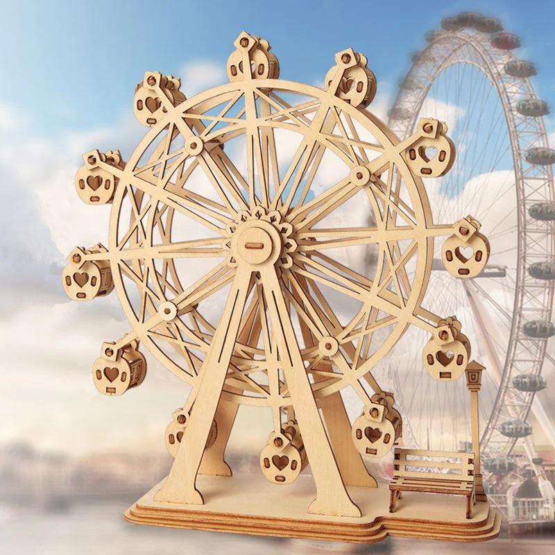 Robotime Rolife Self-Build 3D Model Kit - Fairground - Image 12
