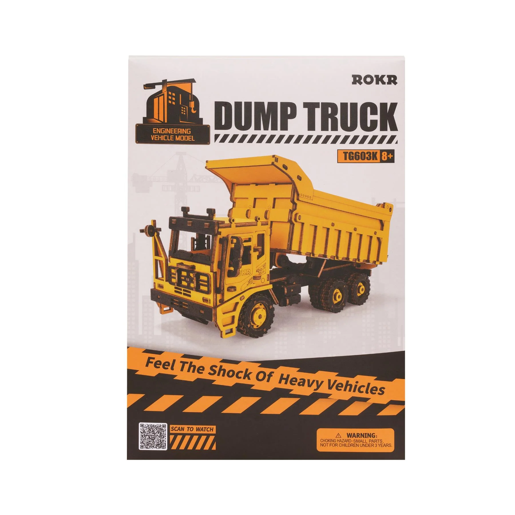 Robotime ROKR Self Build 3D Model Kit - Construction Vehicles - Image 3